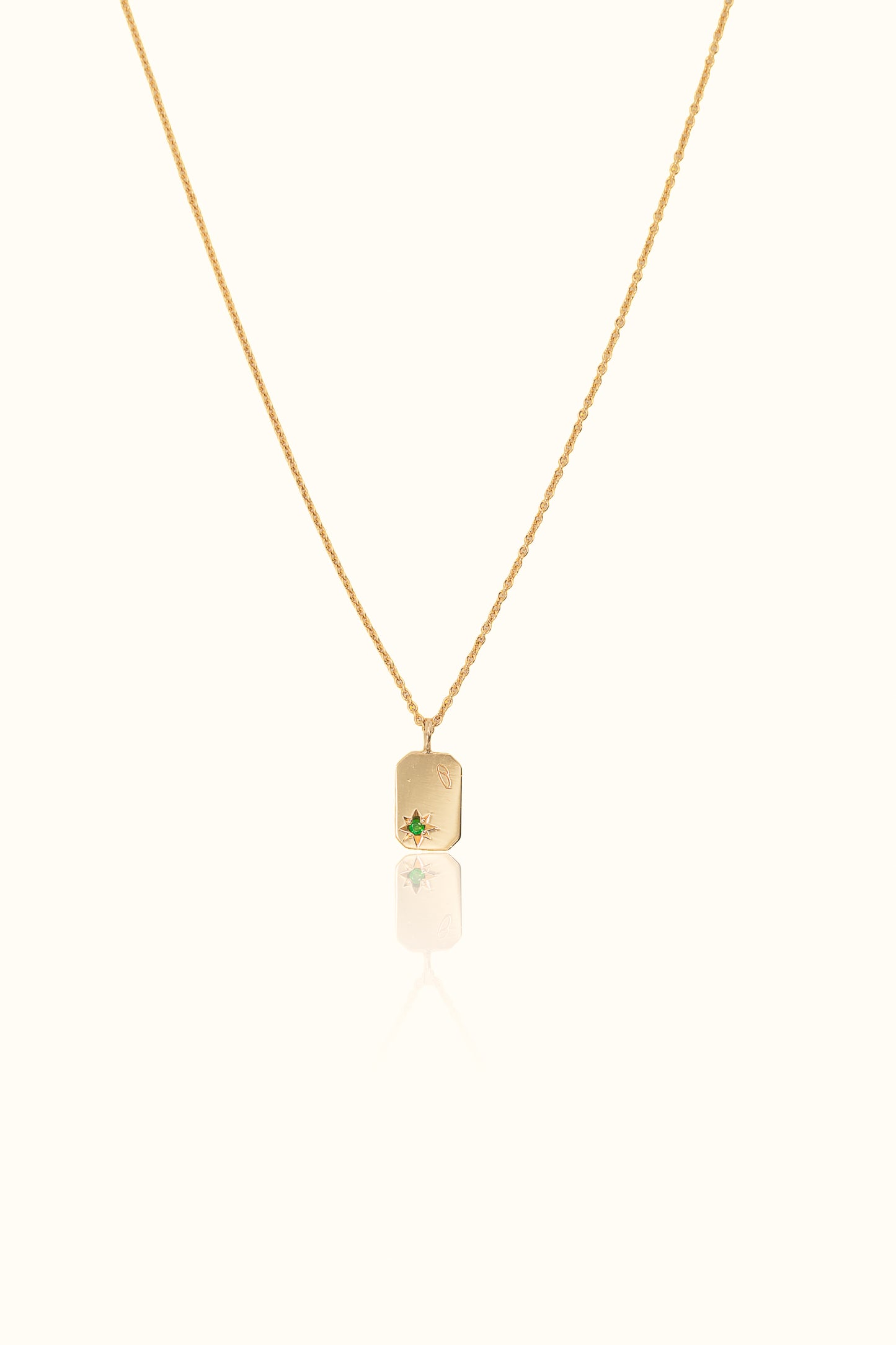 Aline - custom birth necklace