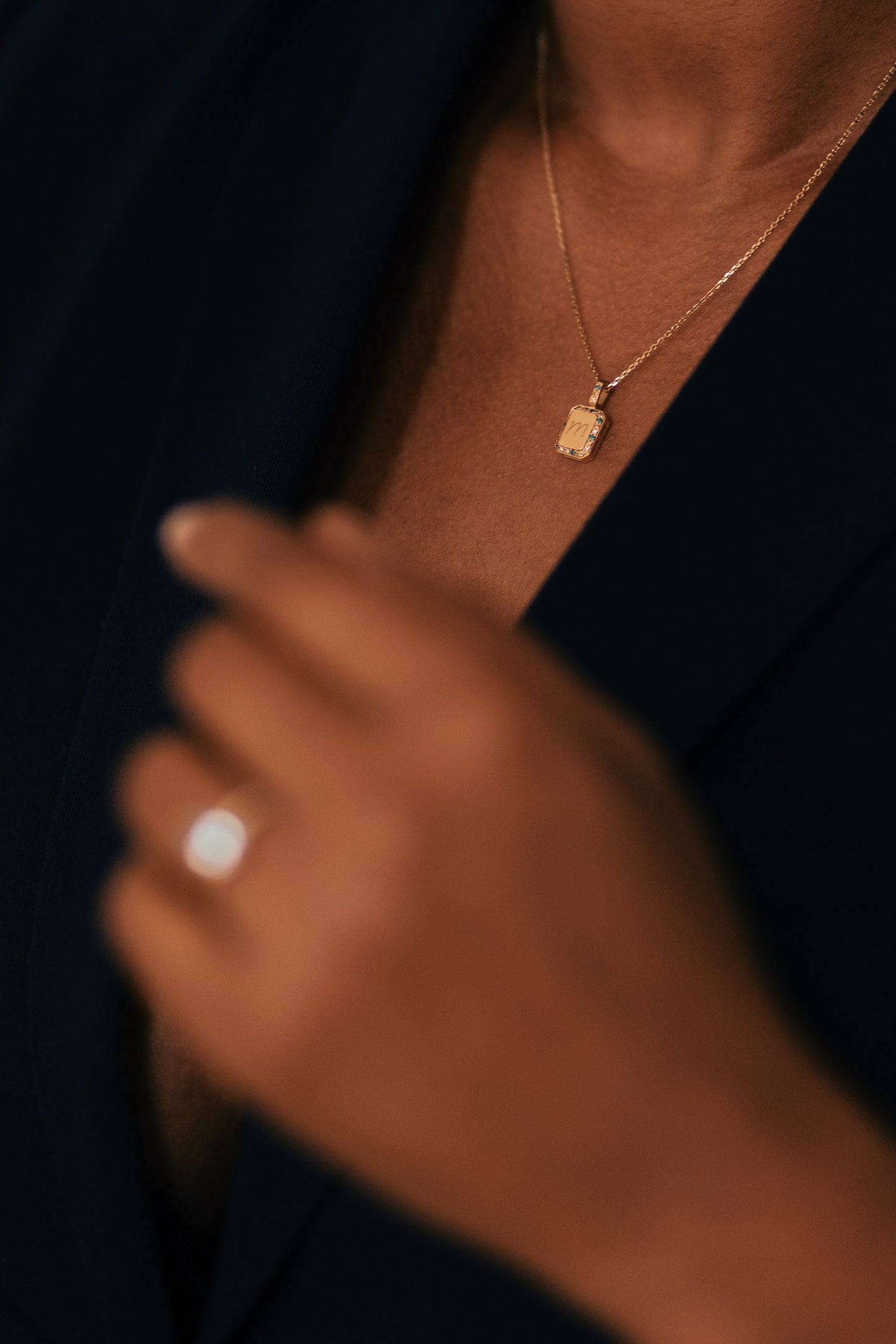 Initial lover necklace