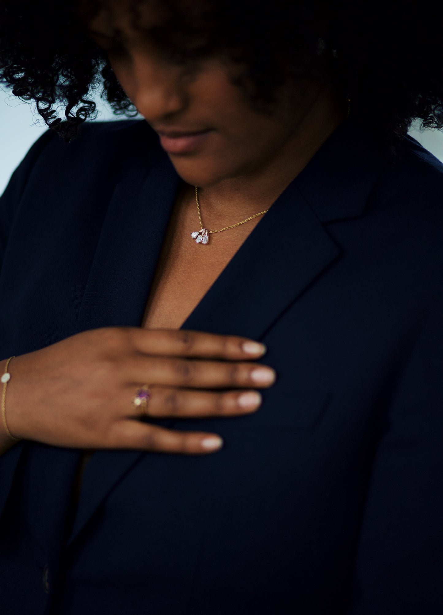 Essential stone necklace